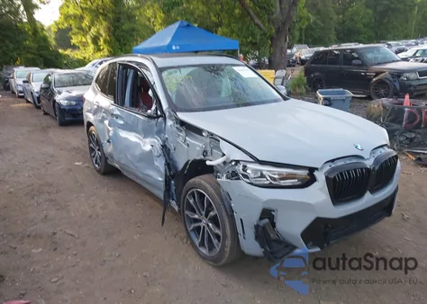 2022 BMW X3 xDrive30I из США, поврежденный, VIN 5UX53DP08N9L55946